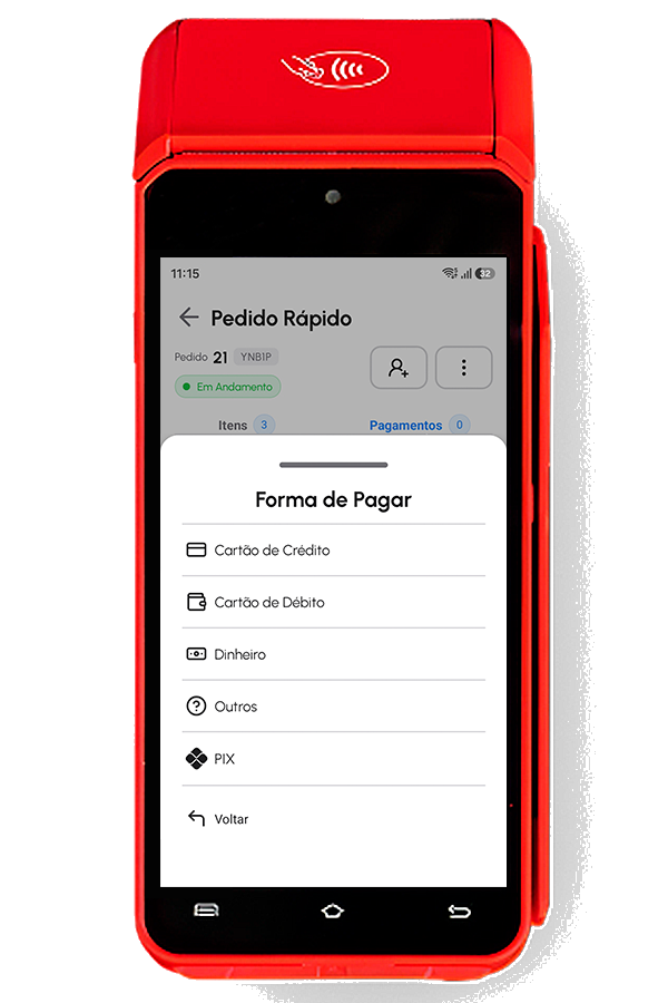 Consumer Cloud na maquininha GetNet