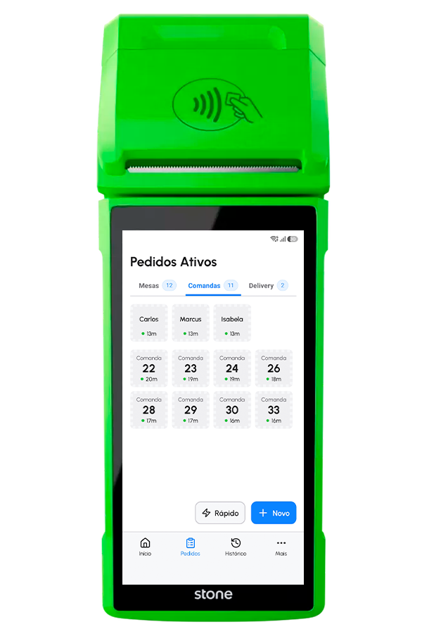 Consumer Cloud na maquininha Stone