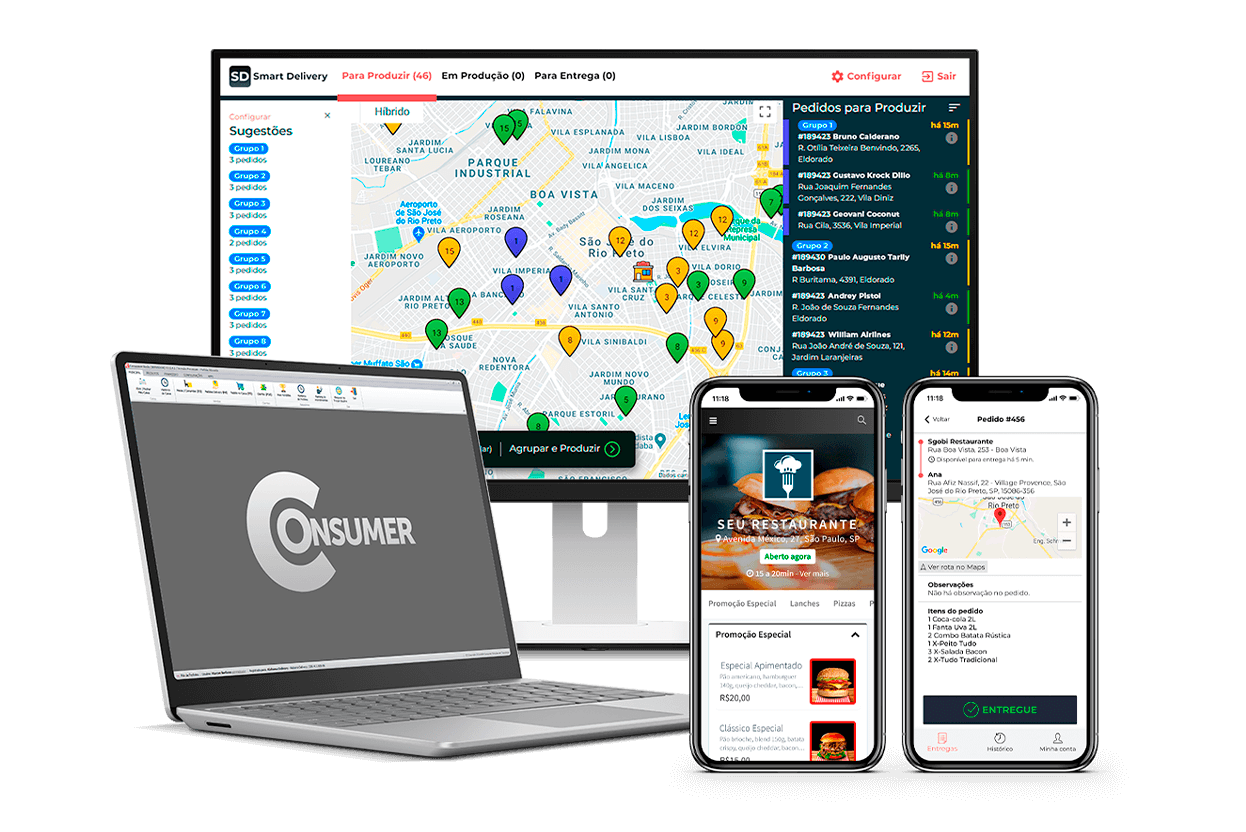 Soluções Consumer integradas ao Smart Delivery