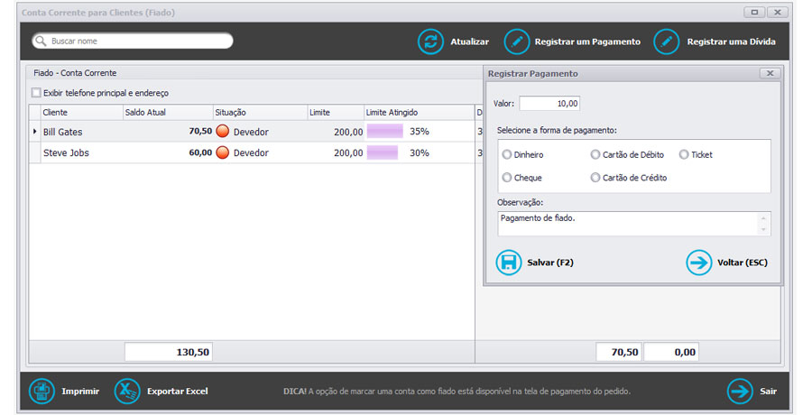 Sistema Cadastro de Fornecedores